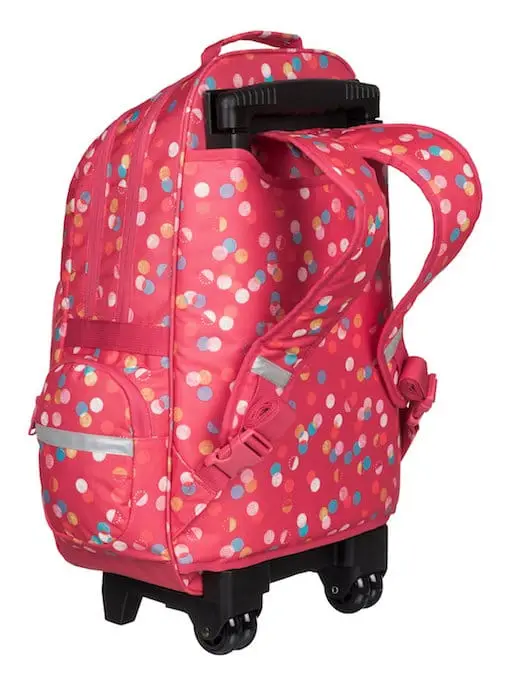 Plecak szkolny na kółkach Roxy Free Spirit - AX Confetti Dots Combo Paradis 25L