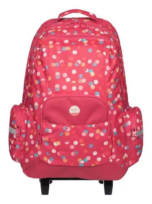 Plecak szkolny na kółkach Roxy Free Spirit - AX Confetti Dots Combo Paradis 25L