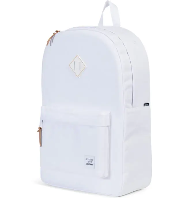 Plecak Herschel - Heritage White / White Rubber Gum