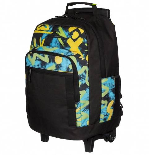 Plecak na kółkach QUIKSILVER Hall Pass Cave Rave Neon Yellow
