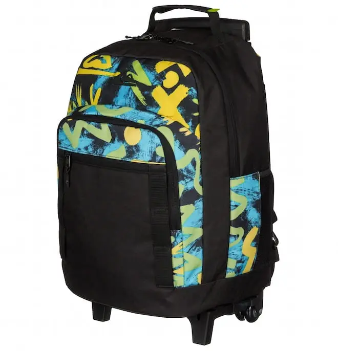 Plecak na kółkach QUIKSILVER Hall Pass Cave Rave Neon Yellow