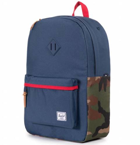Plecak Herschel - Heritage Navy Woodland Camo Red 21L 
