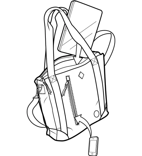 Torba Burton Lida Tote Jet