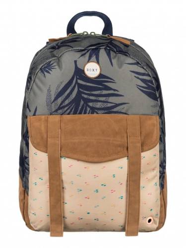 Plecak szkolny ROXY Melrose Indo Floral Combo Dusty Olive 
