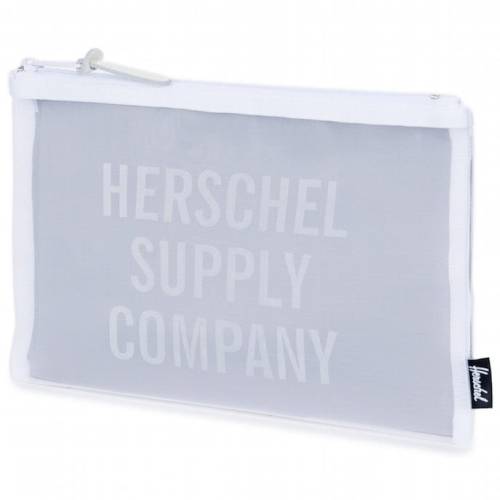 Saszetka Herschel - Network Medium Mesh Pouch White