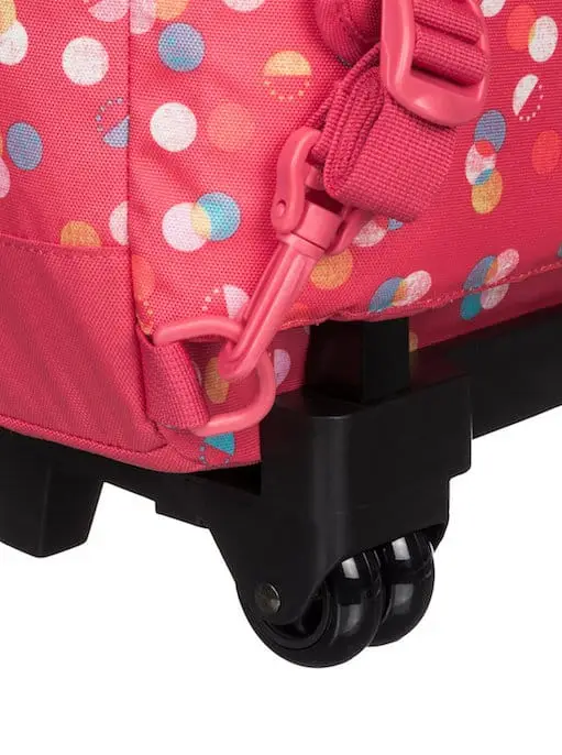 Plecak szkolny na kółkach ROXY - Rainbow Connection AX Confetti Dots Combo Paradis 23L