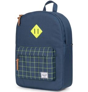 Plecak Herschel - Heritage Youth Navy / Neon Lime Rubber 16L 