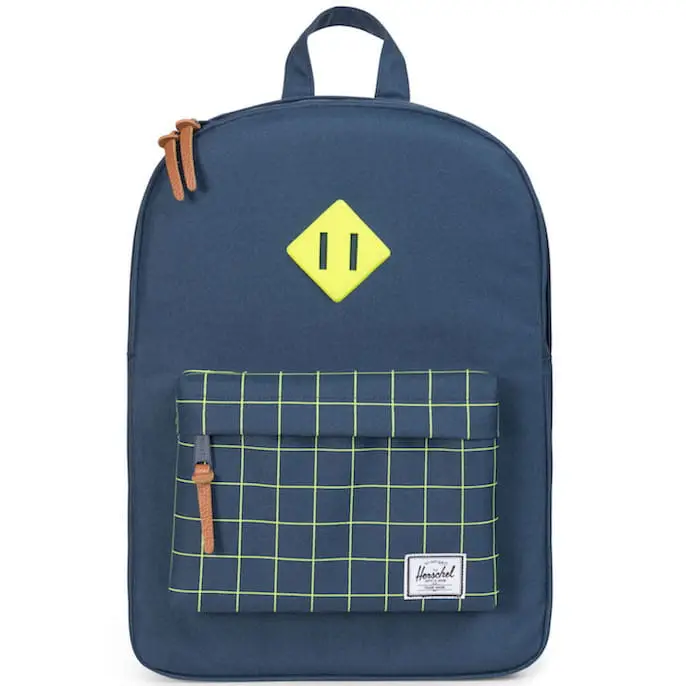 Plecak Herschel - Heritage Youth Navy / Neon Lime Rubber