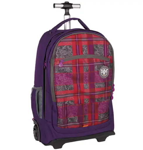 Plecak Hama na kółkach Chiemsee Wheelie Checky Barberry 34L