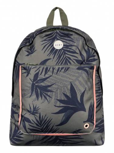 Plecak szkolny ROXY - Frozen Soul Printed Indo Floral Combo Dusty Olive