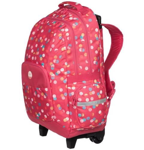 Plecak szkolny na kółkach Roxy Free Spirit - AX Confetti Dots Combo Paradis 25L