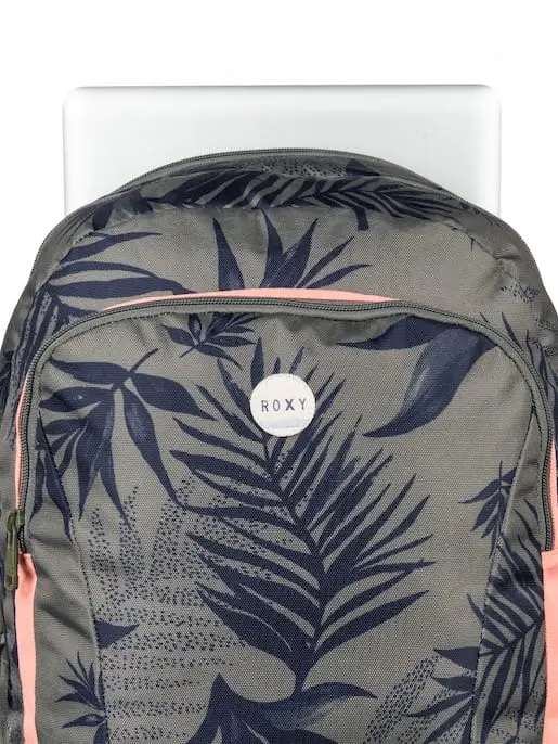 Plecak szkolny ROXY Alright Indo Floral Combo Dusty Olive
