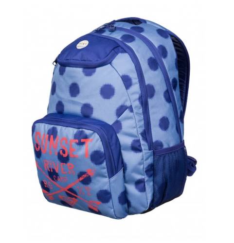 Plecak szkolny ROXY Shadow Swell Girl Ikat Polka Dot Light Denim