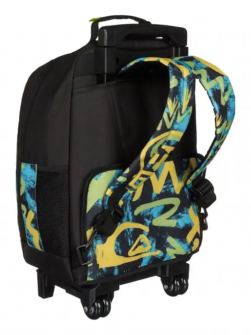 Plecak na kółkach QUIKSILVER Hall Pass Cave Rave Neon Yellow