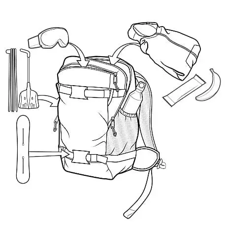 Plecak snowboardowy Burton Women's Riders Pack