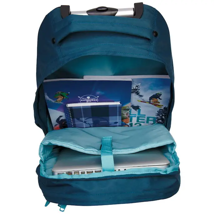 Plecak Hama na kółkach Chiemsee Wheely Mega Flow Blue 34L