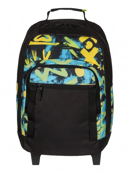 Plecak na kółkach QUIKSILVER Hall Pass Cave Rave Neon Yellow