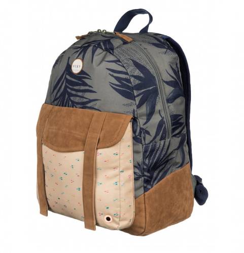 Plecak szkolny ROXY Melrose Indo Floral Combo Dusty Olive 