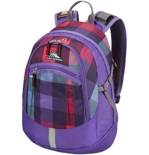 Plecak High Sierra Overton PURPLE CHECKS