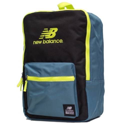 Plecak New Balance - Booker JR Backack Black / Blue / Sulphur 