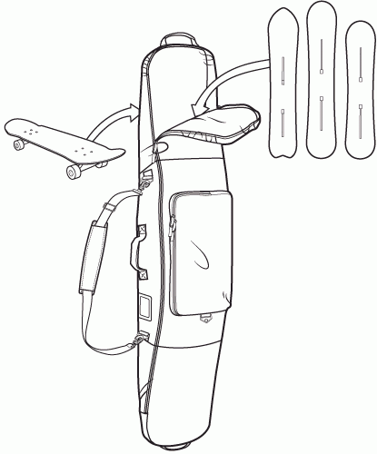 Pokrowiec na snowboard Burton Gig Bag