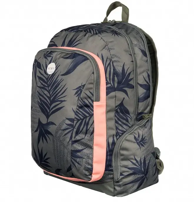 Plecak szkolny ROXY Alright Indo Floral Combo Dusty Olive