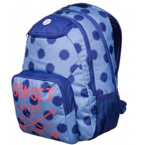 Plecak szkolny ROXY Shadow Swell Girl Ikat Polka Dot Light Denim 23l