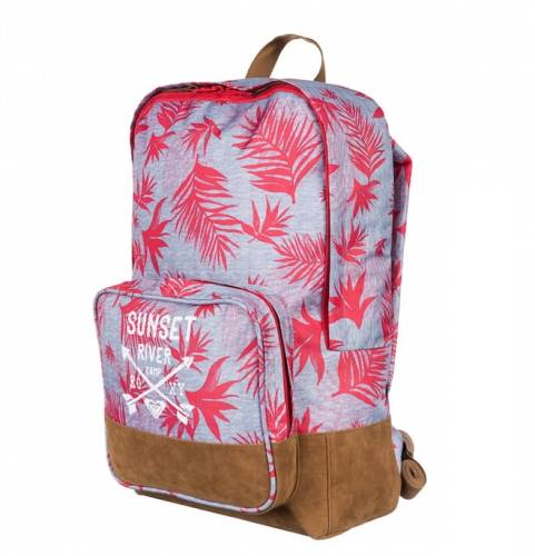 Plecak szkolny ROXY - Pink Sky Girl Indo Floral Heritage Heather