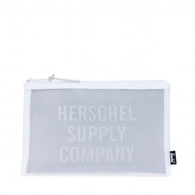 Saszetka Herschel - Network Medium Mesh Pouch White